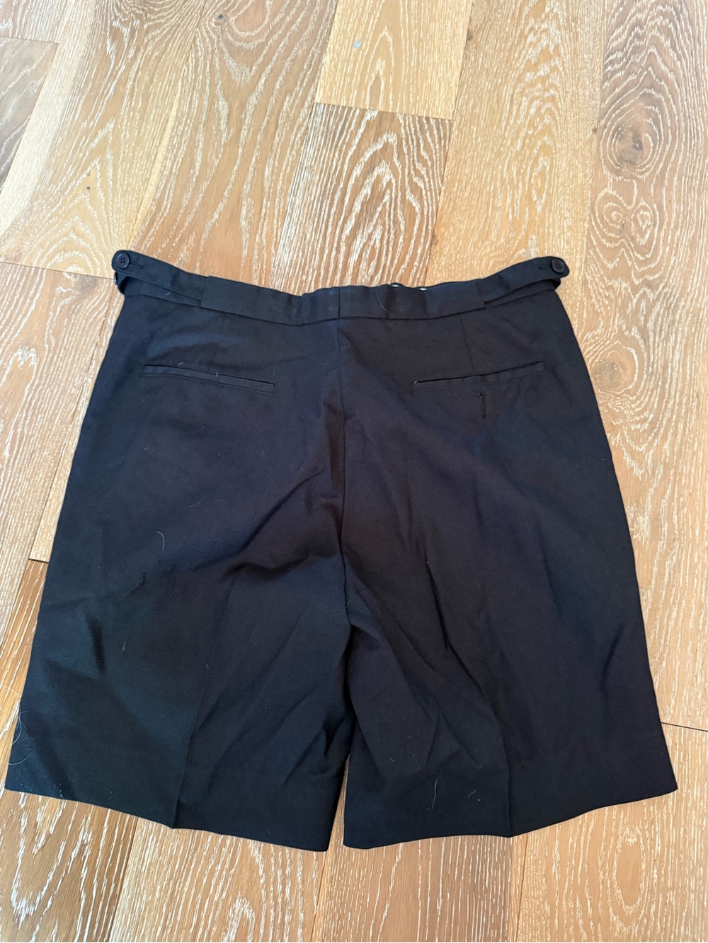 Islander linen the English sports shop linen black men’s shorts - Picture 3 of 3